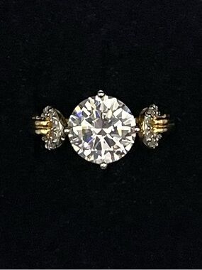 Nib Beautiful Absolute Love Knot Simulated Diamond  Ring ring